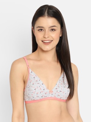 Clovia Women Plunge Non Padded Bra(Grey)