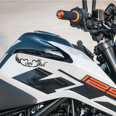 komstec Sticker & Decal for Car & Bike(Black)