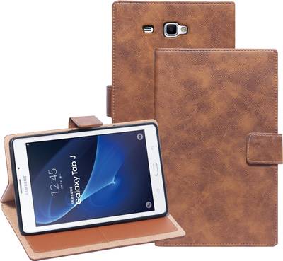 Mobilejoy Flip Cover for Samsung Galaxy TAB J Max 7 inch/Tab A 7.0 inch SM-T280/T285 Leather Folio Cover with Stand