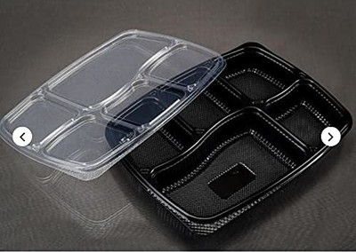 Inaara Plastic Utility Container  - 1.5 ml(Pack of 25, Black)