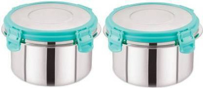 PM SELECT Steel Grocery Container  - 350(Pack of 2, Blue)