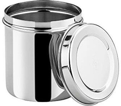 damurhu Steel Cookie Jar  - 300 ml(Silver)