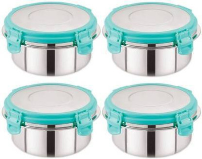 PM SELECT Steel Grocery Container  - 500 ml(Pack of 4, Blue)