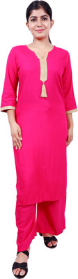 club fashion Women Kurta Palazzo Set
