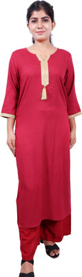 club fashion Women Kurta Palazzo Set