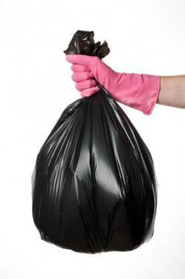 LEXMO Garbage Bags/Dustbin Bags/Trash Bags - Medium - 19x21 inches - Pack Of 2 (60-Pcs),Black - (30 Bags Per Roll) Medium 15 L Garbage Bag  Pack Of 60(60Bag )