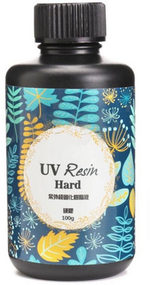 KRAFTMASTERS 100g UV Resin Hard Clear Sunlight Transparent Resin for Jewelry Making Glue DIY Glue(100 ml)
