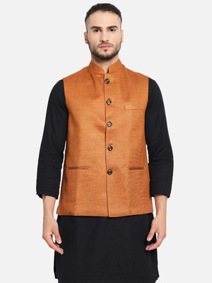 DEIFIC Sleeveless Solid Men Jacket