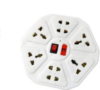 Om Traders 8 Socket Extension Cord With single Switches FUSE Led Indicator 8 Socket Extension Boards (White)(RED) 8 Socket Extension Boards (White) Copper Light Socket(Pack of 1) Om Traders 8 Socket Extension Cord With single Switches FUSE Led Indicator 8 Socket Extension Boards (White)(RED) 8 Socket Extension Boards (White) Copper Light Socket(Pack of 1)
