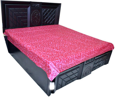 A CUBE LUXURY SOLUTIONS Mattress Topper Double Size Waterproof Mattress Cover(Red)