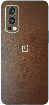 TJ CREATION OnePlus Nord 2 5G Mobile Skin(Ultra Super Brown Leather Skin With High Matte Finish.)