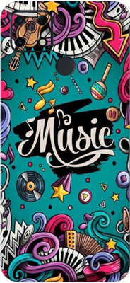 AsSkin Realme Narzo 30 A, real me narzo 30 a Mobile Skin(Ultra Super Music Graffiti With High Matte Finish.Skin..)