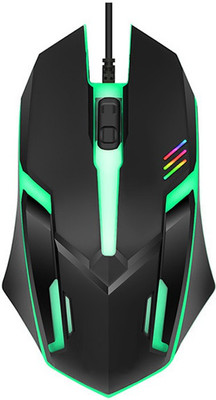 ENTWINO E1-Black001 Wired Ambidextrous Optical  Gaming Mouse(USB 2.0, Black)