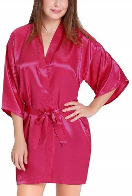 Piquant Women Robe(Pink)