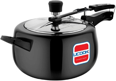 UCOOK By United Ekta Engg. Royale Duo 5 Ltr inner lid induction base 5 L Inner Lid Induction Bottom Pressure Cooker(Hard Anodized)