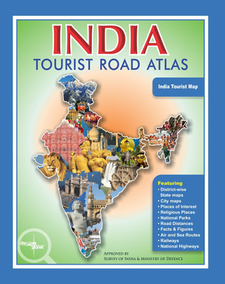 India Tourist Road Atlas - Approved By Survey Of India & Ministry Of Defence (Language English)(Paperback, Discover Planet Editorial Team)