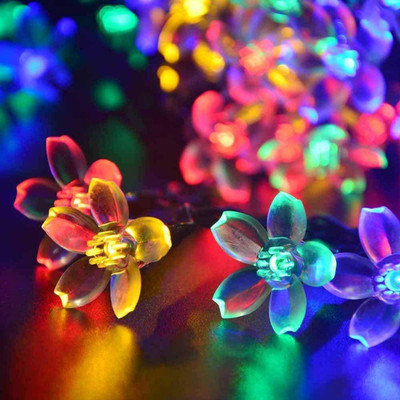 PRACHARAN 16 LEDs 5 m Multicolor Steady Flower Rice Lights(Pack of 1)