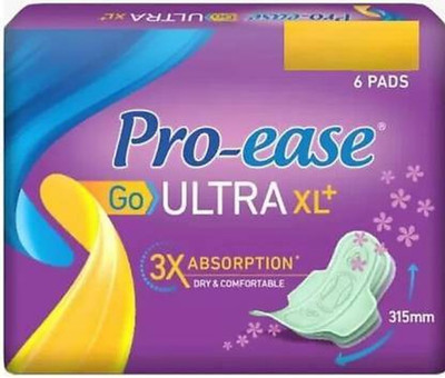 Pro-ease Go Ultra XL+ ( 6 pads ) Sanitary Pad Sanitary Pad Sanitary Pad
