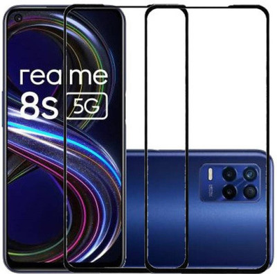 aplexx Edge To Edge Screen Guard for REALME 8S, Realme 8S 5G(Pack of 2)