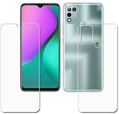 PR SMART Front and Back Tempered Glass for Infinix Smart 5(Pack of 2)