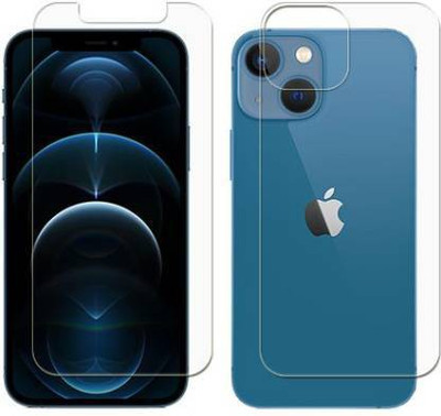 Firstkart Front and Back Tempered Glass for iPhone 13 Mini(Pack of 2)