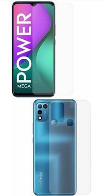 PR SMART Front and Back Tempered Glass for Infinix Smart 5(Pack of 2)