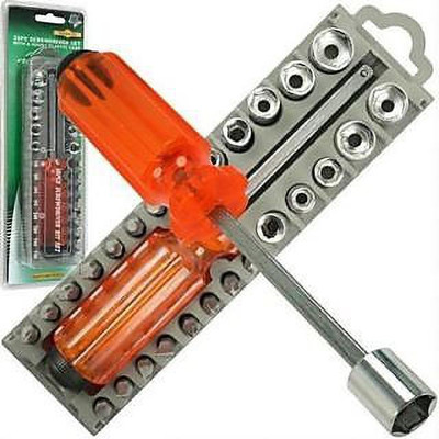 WHITE POPCORN 28 pc Multipurpose Screwdriver Set Combination Screwdriver Set(Pack of 1)