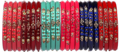 Amika Glass Bangle Set(Pack of 24)
