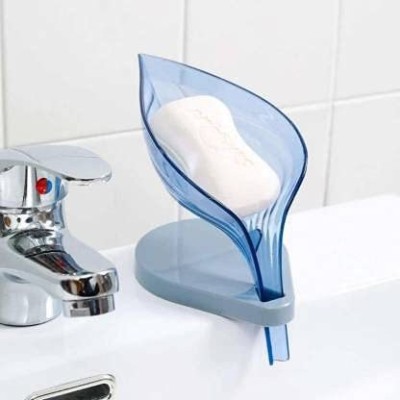 VINMOT Modern Stylish Leaf Shape Soap Holder Stand for Bathroom Kitchen Home(Multicolor)