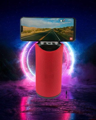 ATIASRAMA Trending AST 311 Wireless Bluetooth Speaker with Mic, Portable Speaker with Unique TWS Connection, Splash Proof, Voice Assistance & Multi connectivity Options (3.5 AUX, USB, Micro-SD, FM Radio) Redsr11 10 W Bluetooth Speaker(Red, Stereo Channel)