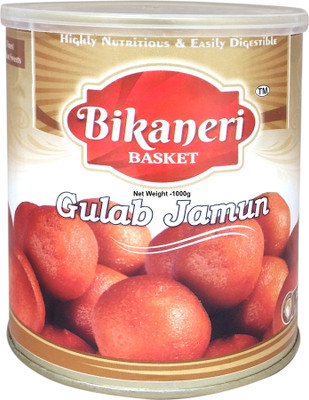 Bikaneri Basket Gulab Jamun Tin 1kg For Rs. 150 @ 60% off