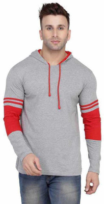 RED CLOVER Full Sleeve Color Block Men Sweatshirt