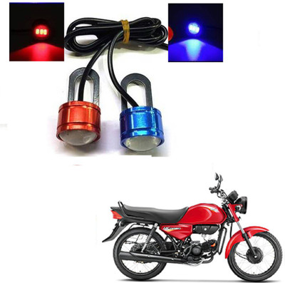 RWT Red & Blue Flashing Light License Plate Light LED (12 V ) -062 License Plate Light Motorbike LED for Honda (12 V, 10 W)(CD Dawn, Pack of 2)