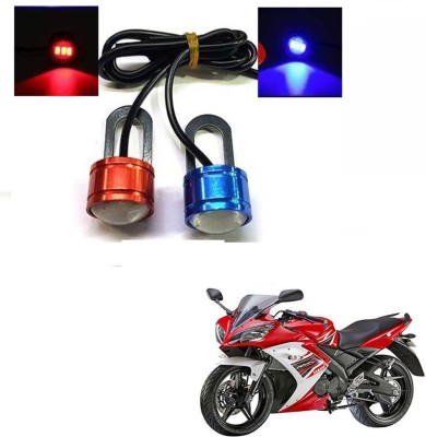 RWT Red & Blue Flashing Light License Plate Light LED (12 V ) -025 License Plate Light Motorbike LED for Hero (12 V, 10 W)(CD Dawn, Pack of 2)