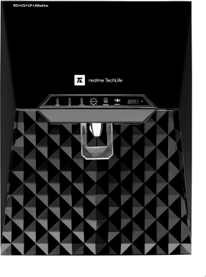 Realme TechLife Realpure Smart Water Purifier 10 L RO + UV + UF + Alkaline Water Purifier(Black)