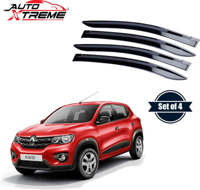 Auto Xtreme For Non-convertibles Front, Rear Wind Deflector(Tinted Renault Kwid)