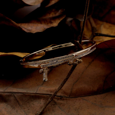 Sehbhagi Alloy Zircon Gold-plated Tennis Bracelet