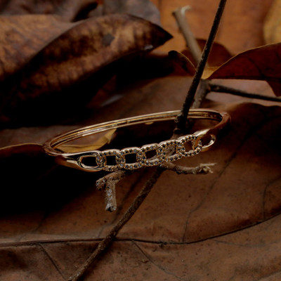 Sehbhagi Alloy Zircon Gold-plated Tennis Bracelet