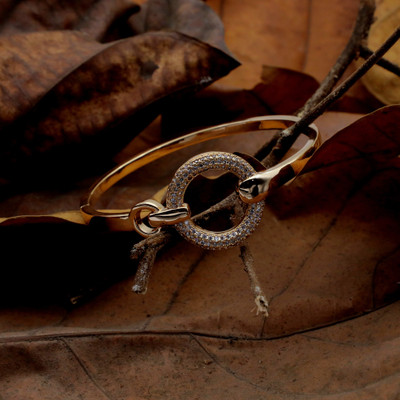 Sehbhagi Alloy Zircon Gold-plated Tennis Bracelet