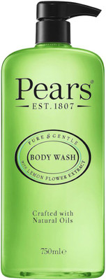Pears Pure & Gentle Body Wash| Oil Clear with Lemon Flower Extracts 750ml(750 ml)