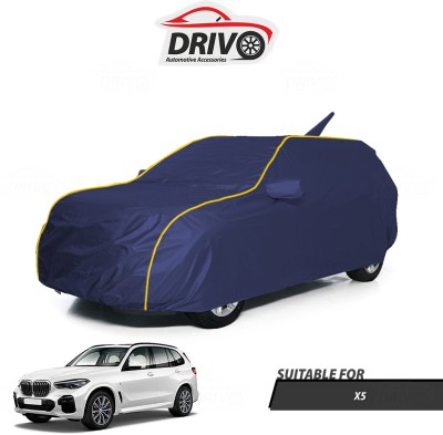 Drivo Car Cover For BMW X5 (With Mirror Pockets)(Blue)