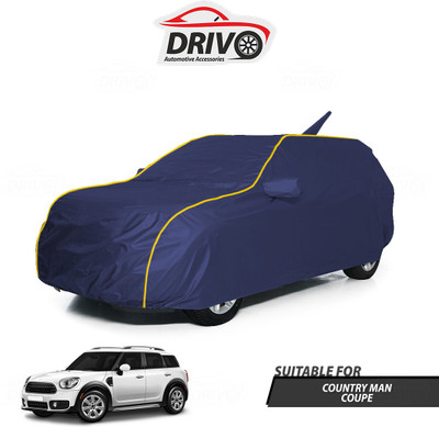 Drivo Car Cover For Mini Countryman Coupe (With Mirror Pockets)(Blue)