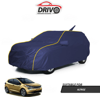 Drivo Car Cover For Tata Altroz (With Mirror Pockets)(Blue)