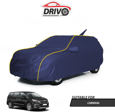 Drivo Car Cover For Kia Carnival (With Mirror Pockets)(Blue)
