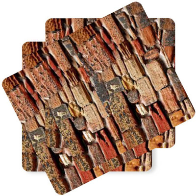 RSGiftery Square Wood Coaster(Pack of 4)