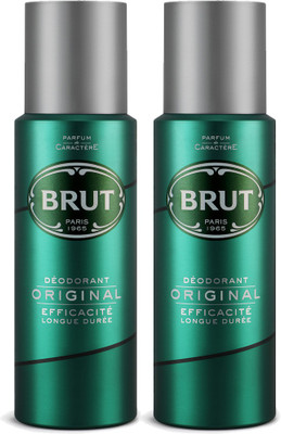 BRUT Original Deodorant Spray for Men Deodorant Spray  -  For Men(400 ml, Pack of 2)