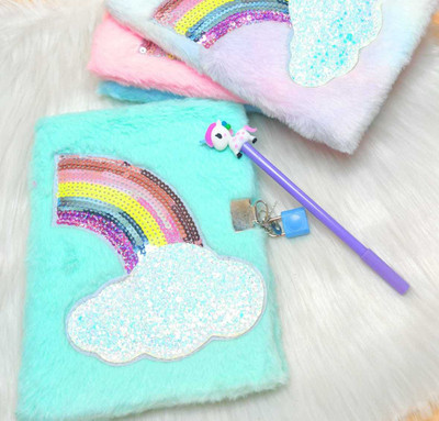 Tera13 unicorn A5 Diary ruled 70 Pages(Multicolor, Pack of 2)