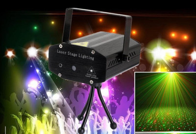 Triangle Ant ™ ADJUSTMENT DJ DISCO PARTY CLUB LED R&B CONTROL LASER PROJECTOR STAGE LIGHT Shower Laser Light Disco Ball Set(Ball Diameter: 10 cm)