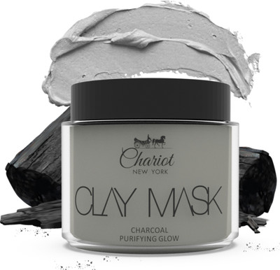 Chariot New york Anti-Pollution | Purifying Glow | Charcoal Vegan Face Clay Mask(60 g)