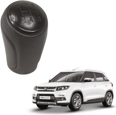 BIGWHEEL Plastic, Rubber Gear Knob(Black)